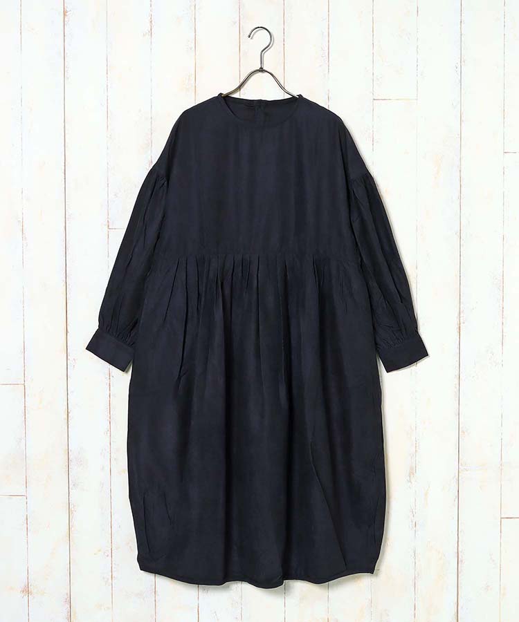 コーデュロイコクーンワンピース