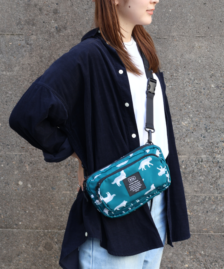 【KiU and BleuBleuet】KiUフロントポケットミニショルダー