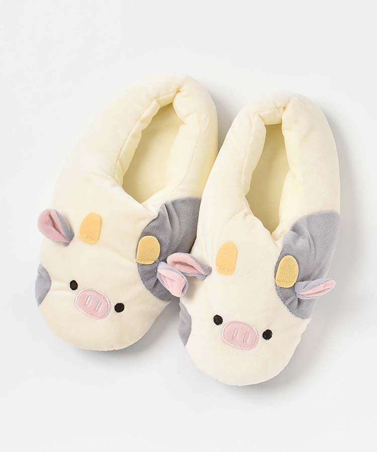 もちもちアニマルルームシューズ