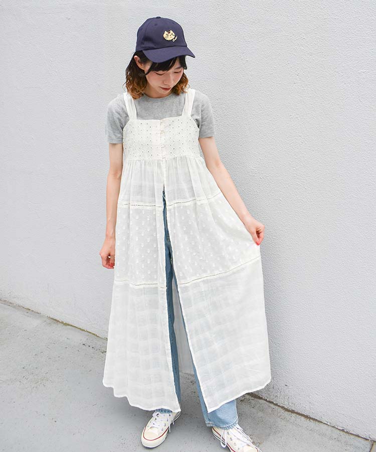 ≪SALE≫シフリー刺繍ティアードワンピース