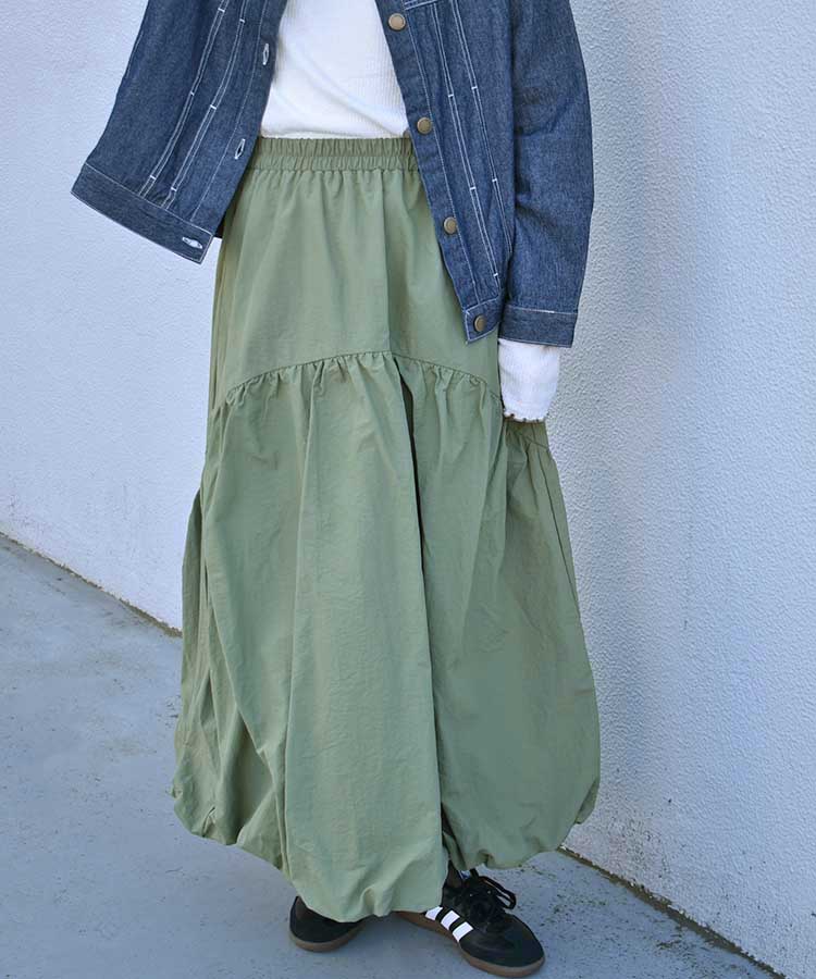 タフタバルーンスカート