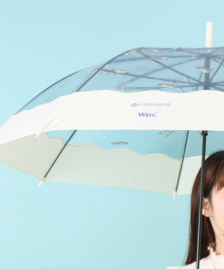 [ビニール傘]すみだ水族館×Wpc. スイミングペンギンアンブレラ