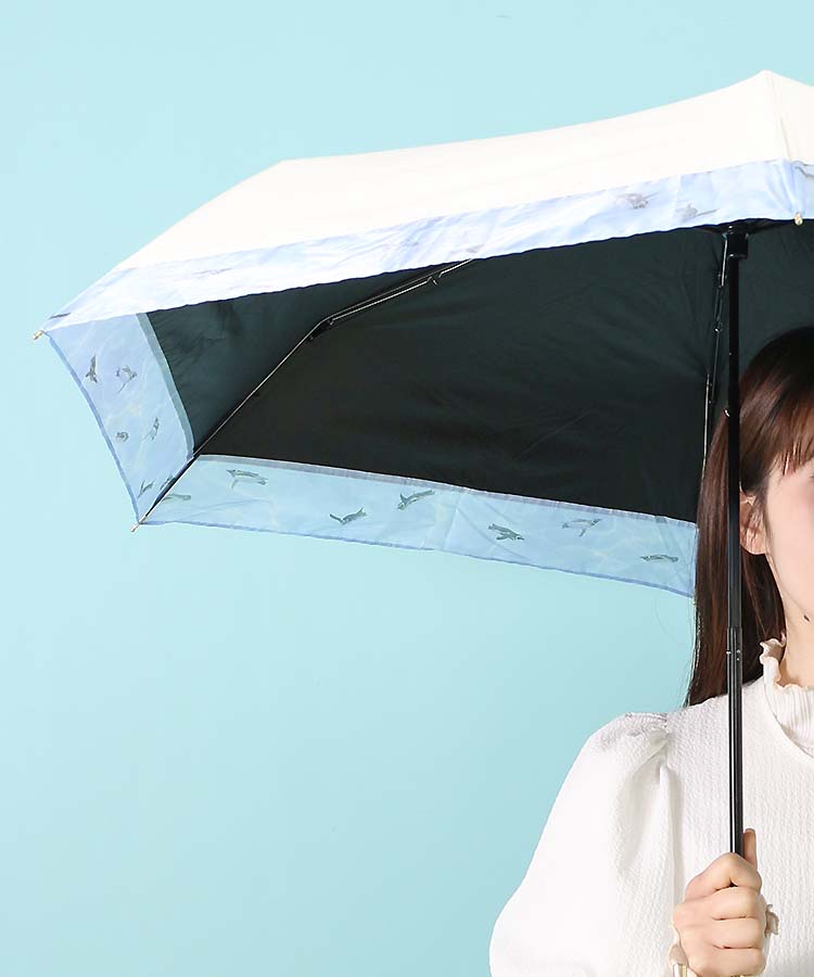 すみだ水族館×Wpc. 遮光スイミングペンギン リムオーガンジー ミニ