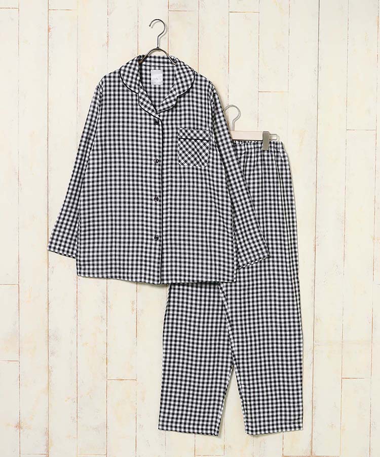 長袖ガーゼパジャマ