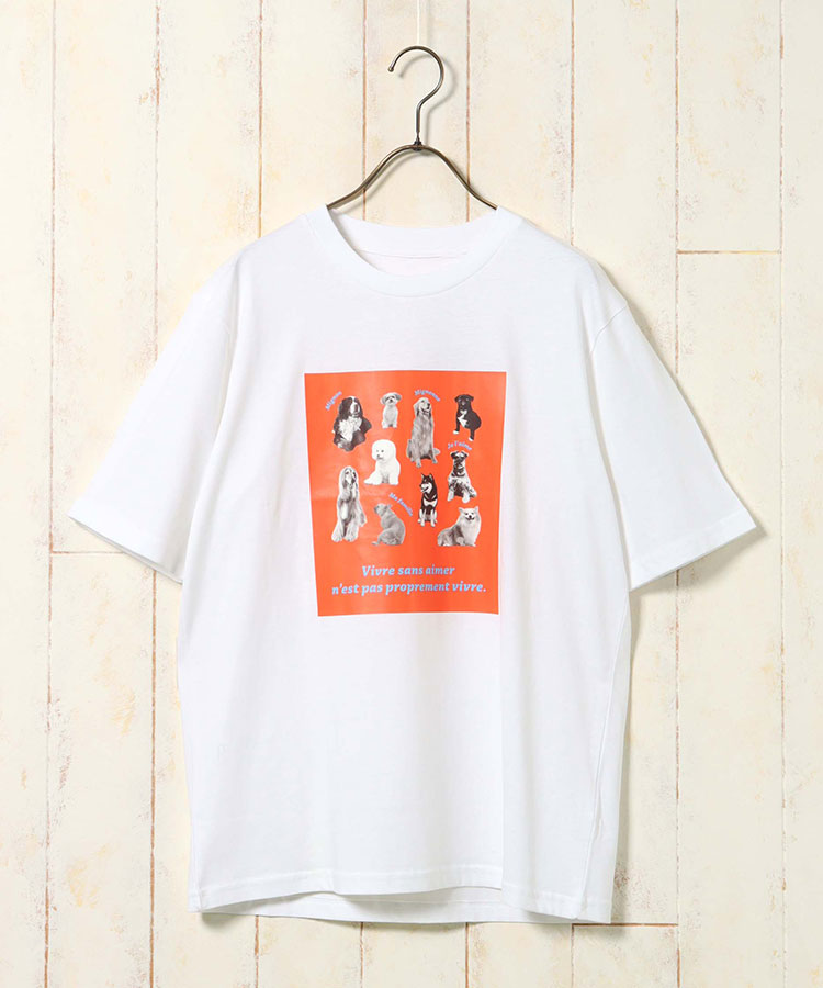 ≪SALE≫モノクロームペットTシャツ