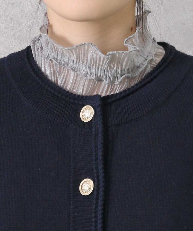 シアープリーツ付け襟