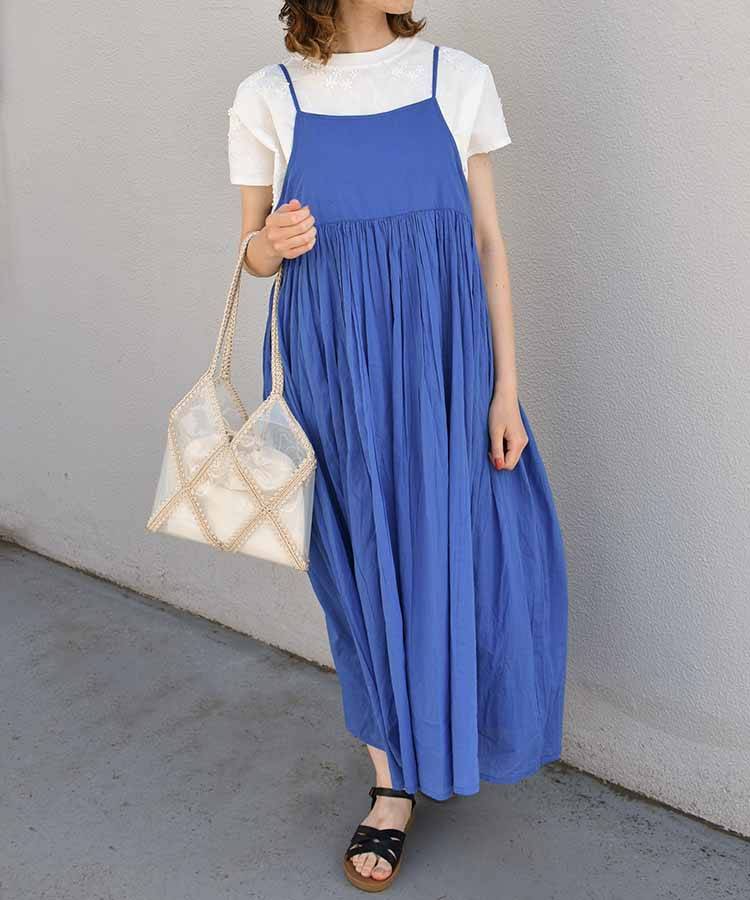 コットンキャミワンピース