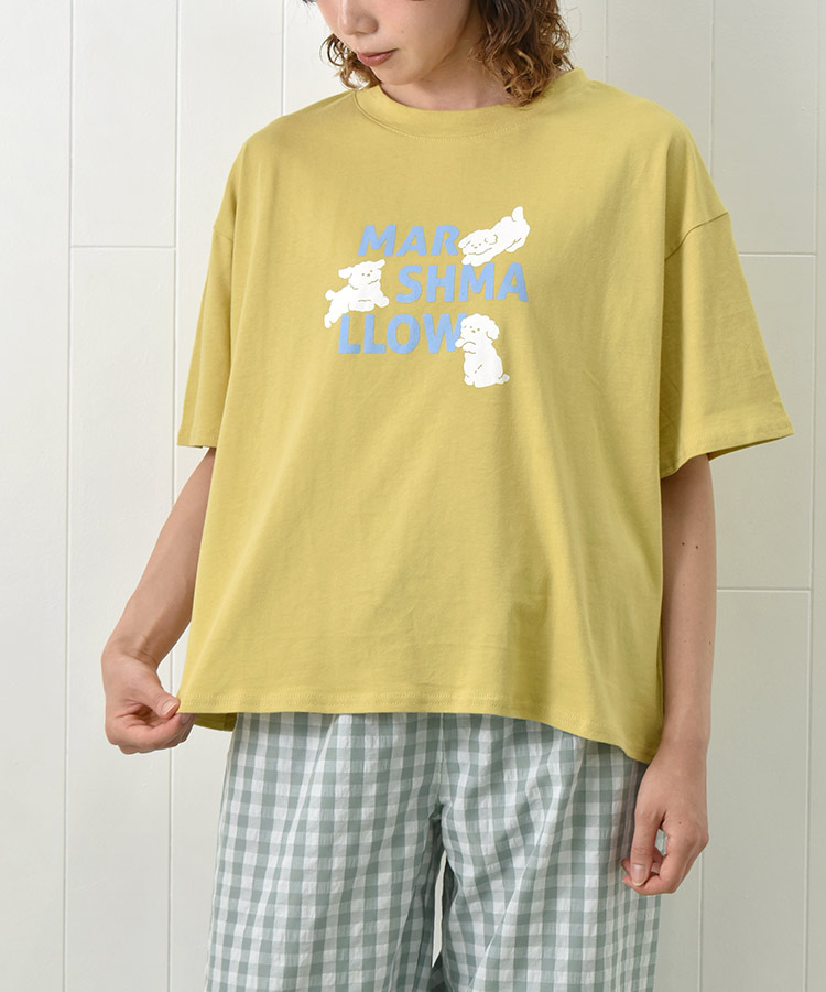Tシャツ×サッカーパンツ上下セット | Bleu Bleuet（ブルーブルーエ
