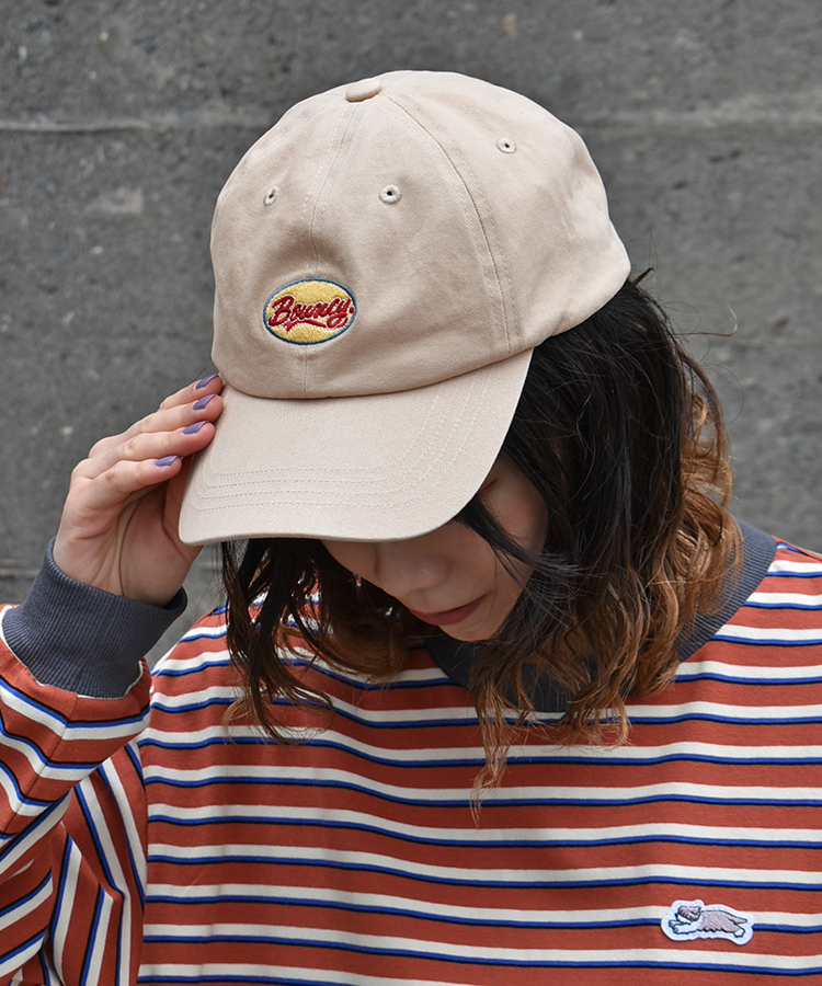 Bouncy.ロゴ刺繍キャップ