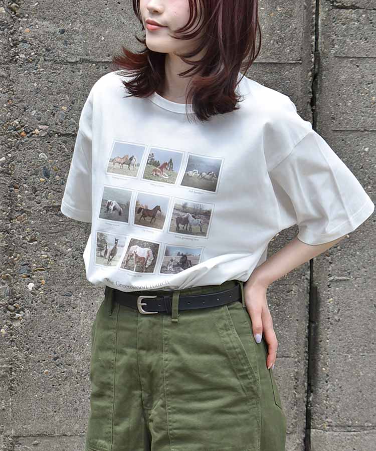 HORSEフォトTシャツ