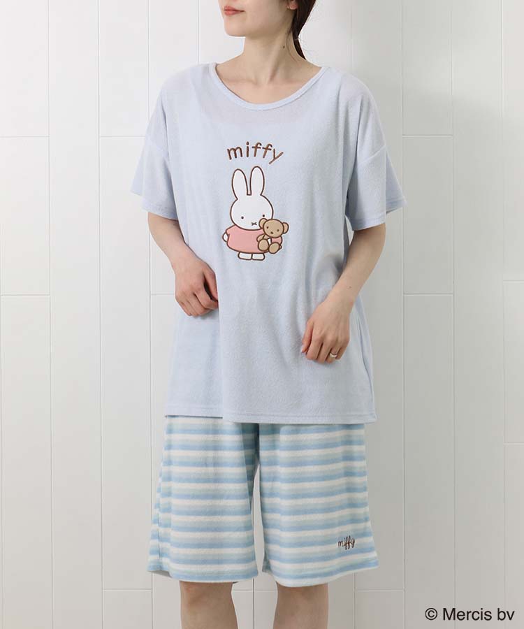 ミッフィー 半袖パイルルームウェア上下セット