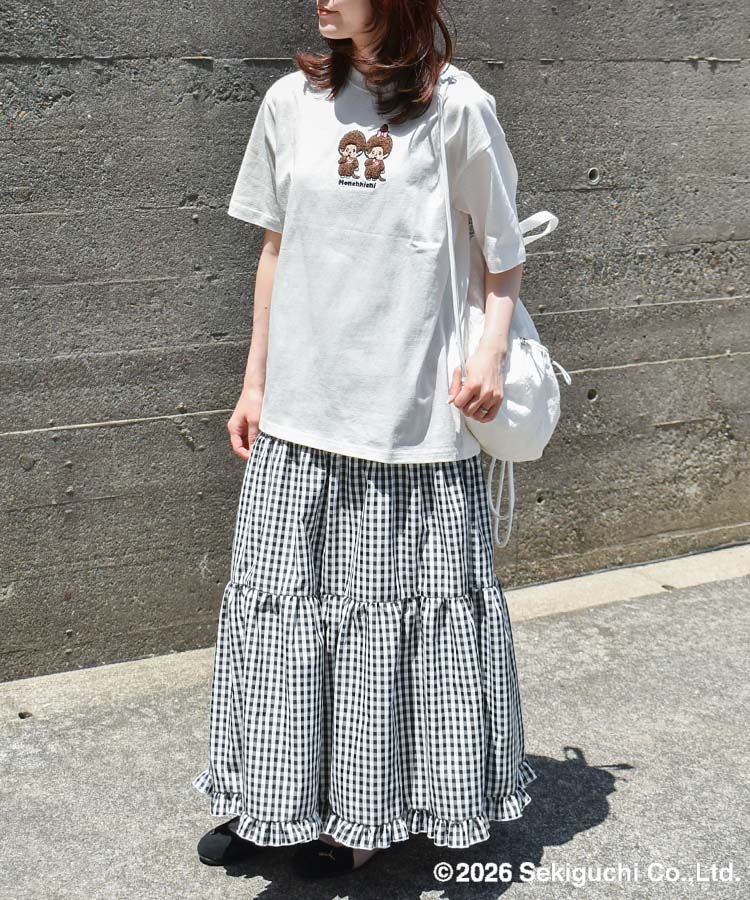 モンチッチ刺繍Tシャツ
