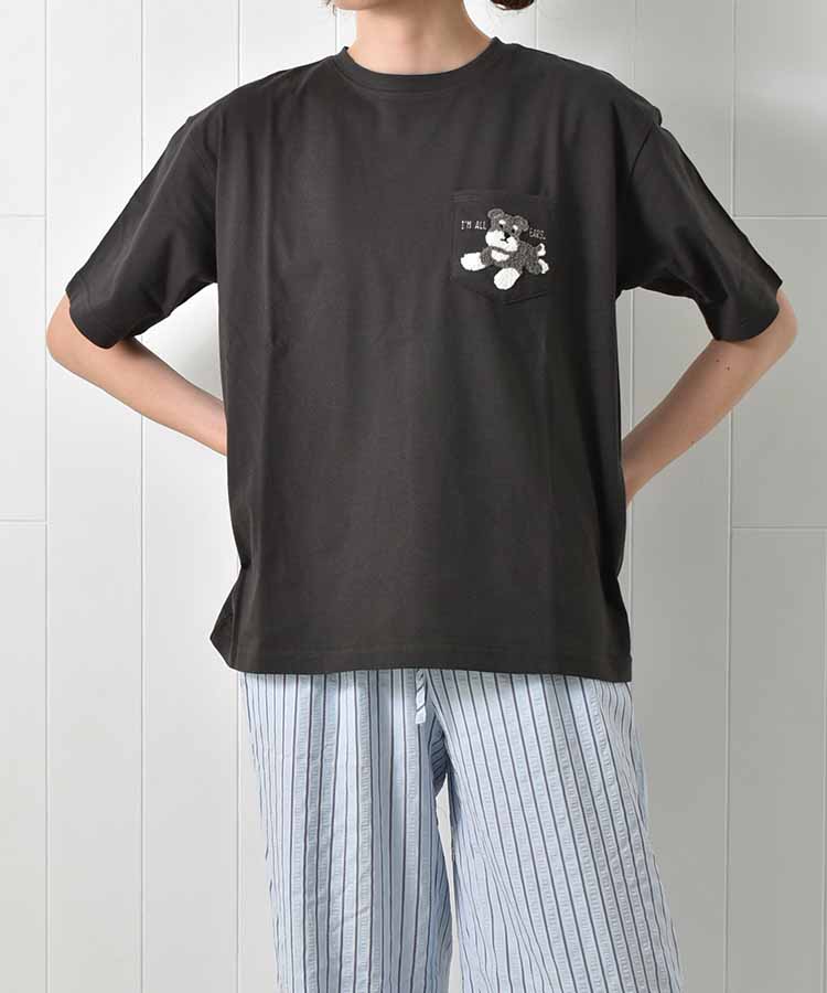 おすわりシュナウザーサガラTシャツ