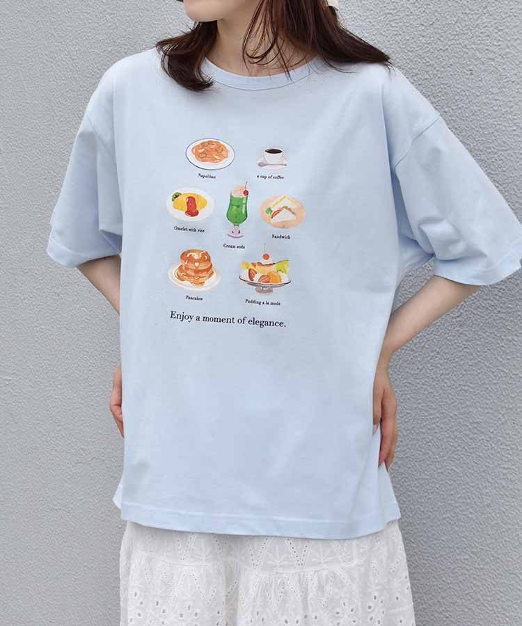 喫茶メニューロゴTシャツ