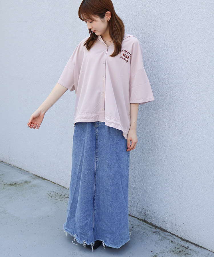 ≪SALE≫メッシュフードシャツ