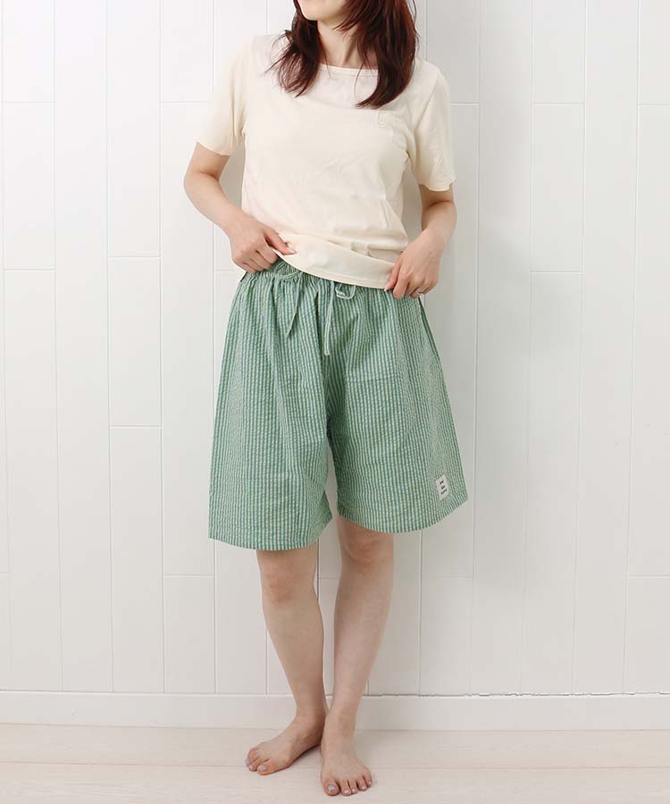 ≪SALE≫ストライプサッカールームパンツ