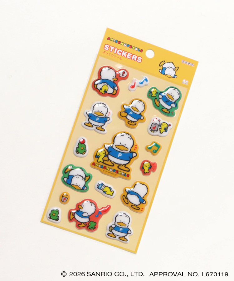 【WEB予約 8/8～順次発送】レトロサンリオキャラクターズ ぷっくりシール
