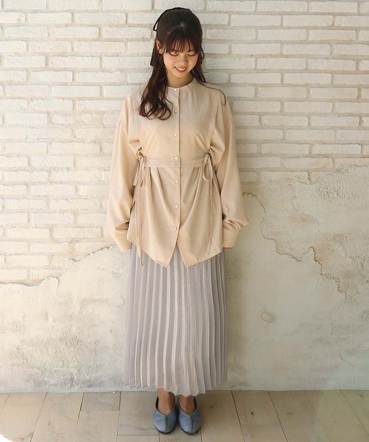 ≪SALE≫レイヤードバンドカラーチュニック