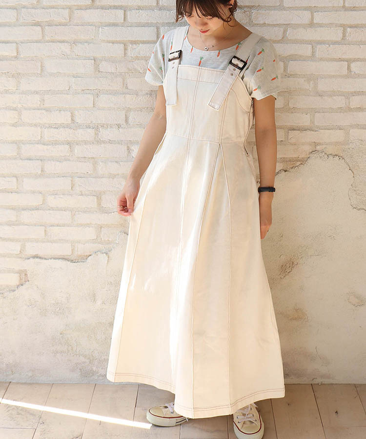 ≪SALE≫ボックスタックジャンパースカート