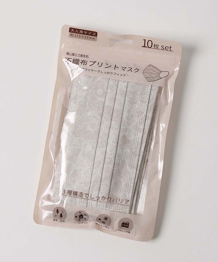 ≪SALE≫不織布プリントマスク