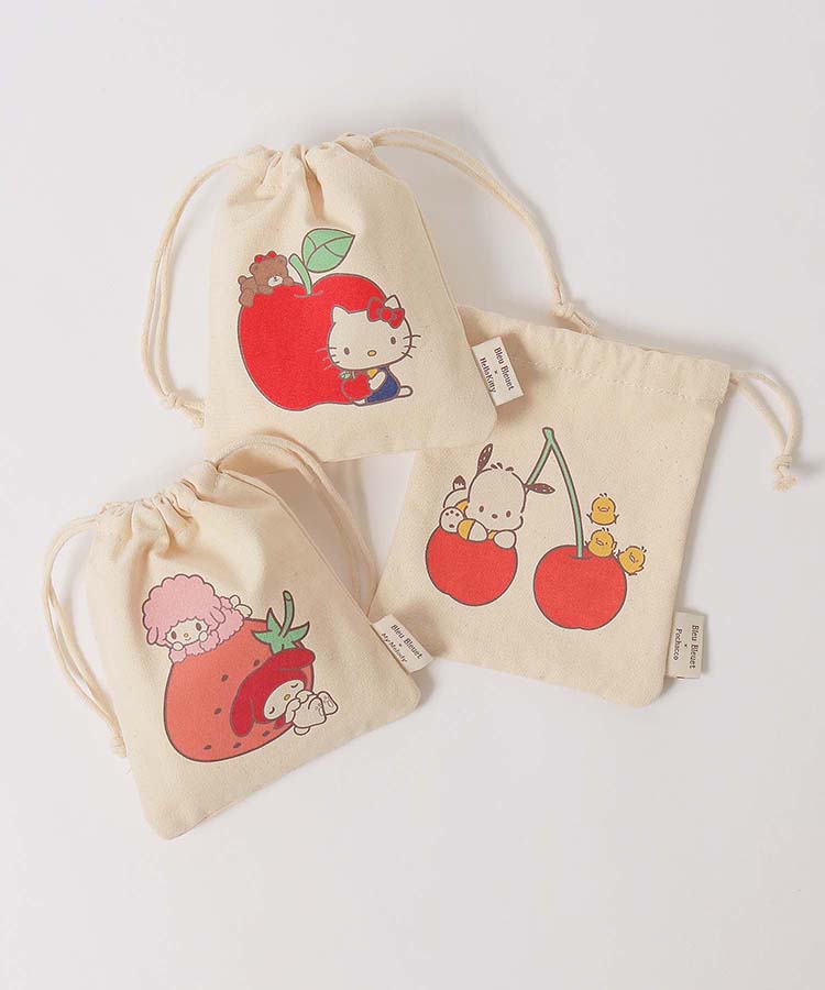 ≪SALE≫サンリオキャラクターズフルーツ巾着