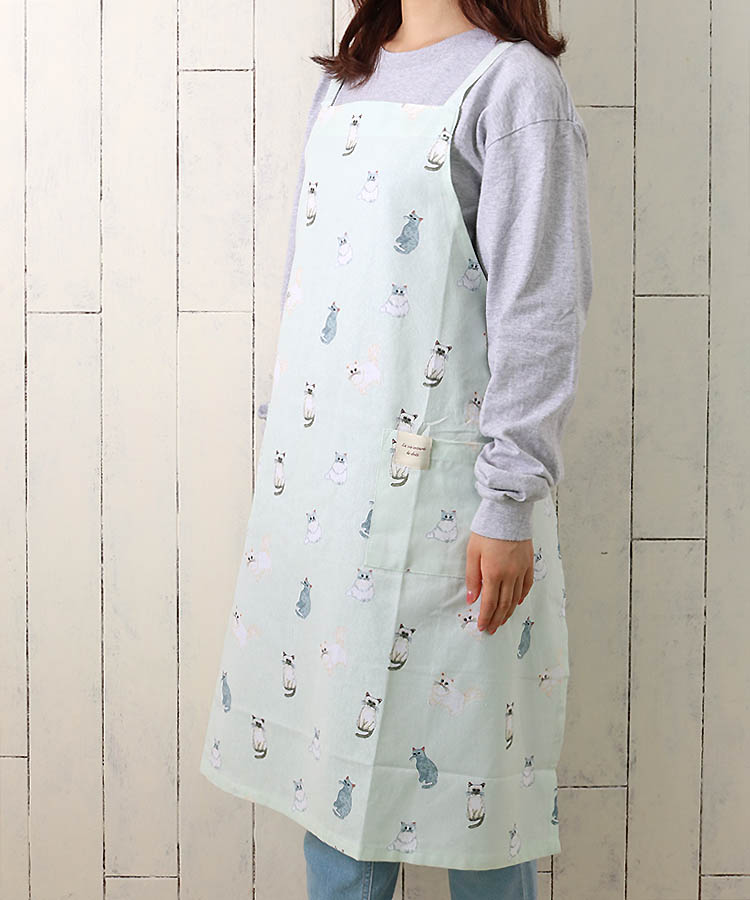 ≪SALE≫キャット柄エプロン