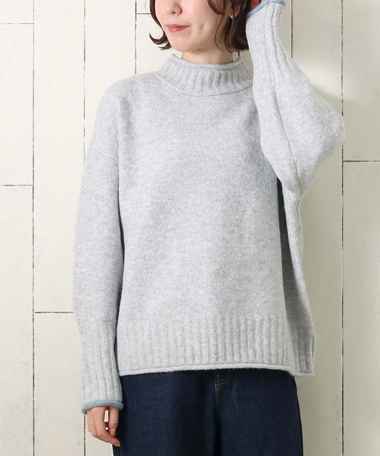 ≪SALE≫モックネックプルオーバー