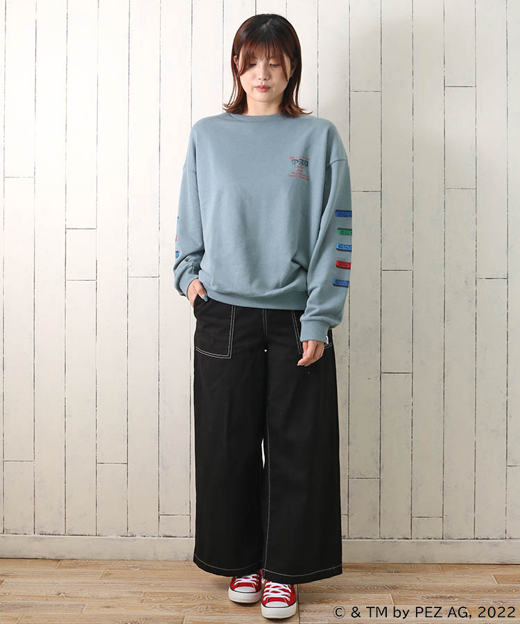 ≪SALE≫PEZアームプリントスウェット