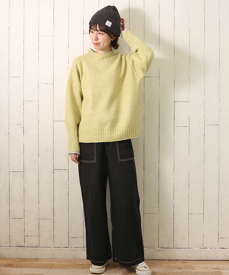 ≪SALE≫ColemanMIX裏ボアケーブルニットワッチ