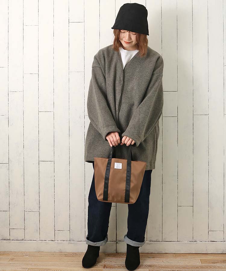 ≪SALE≫ナイロン配色巾着トート