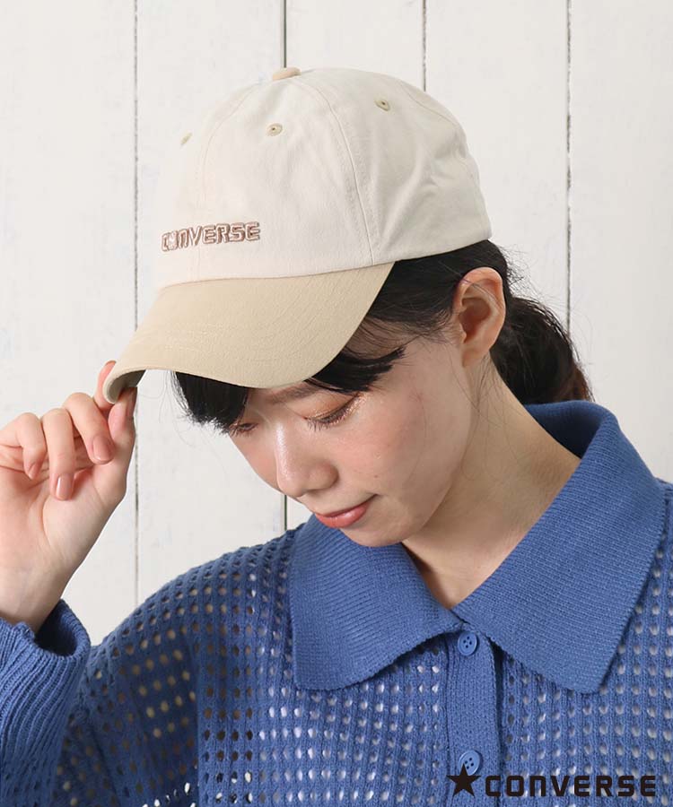 ＜CONVERSE＞バイカラーキャップ