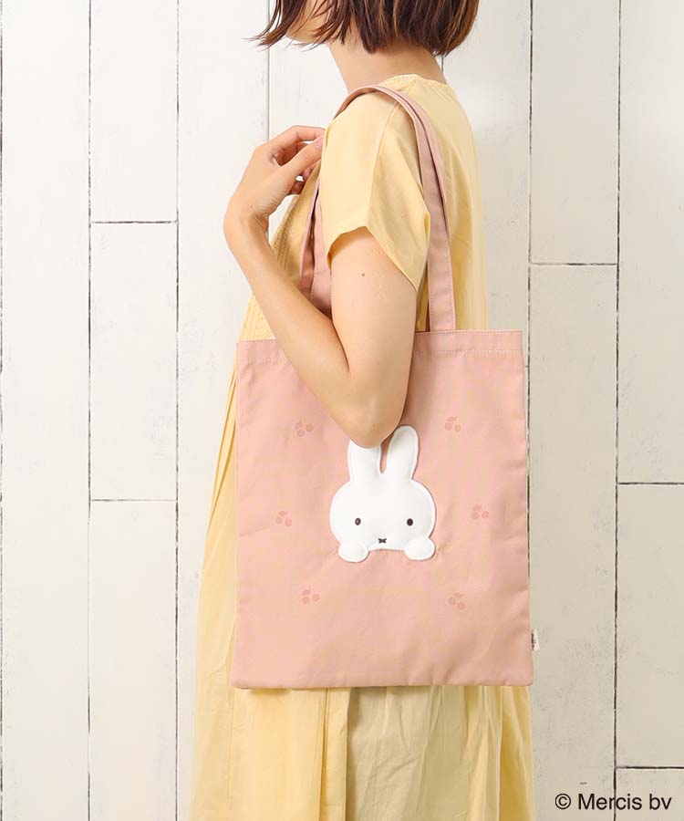 MIFFY CHERRY APPLIQUEトートバッグ