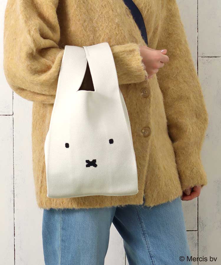 miffyニットトートバッグ