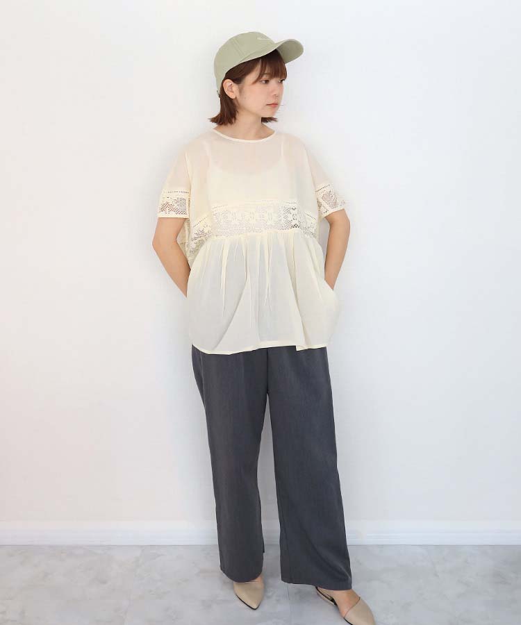 ≪SALE≫クロシェレースプルオーバー