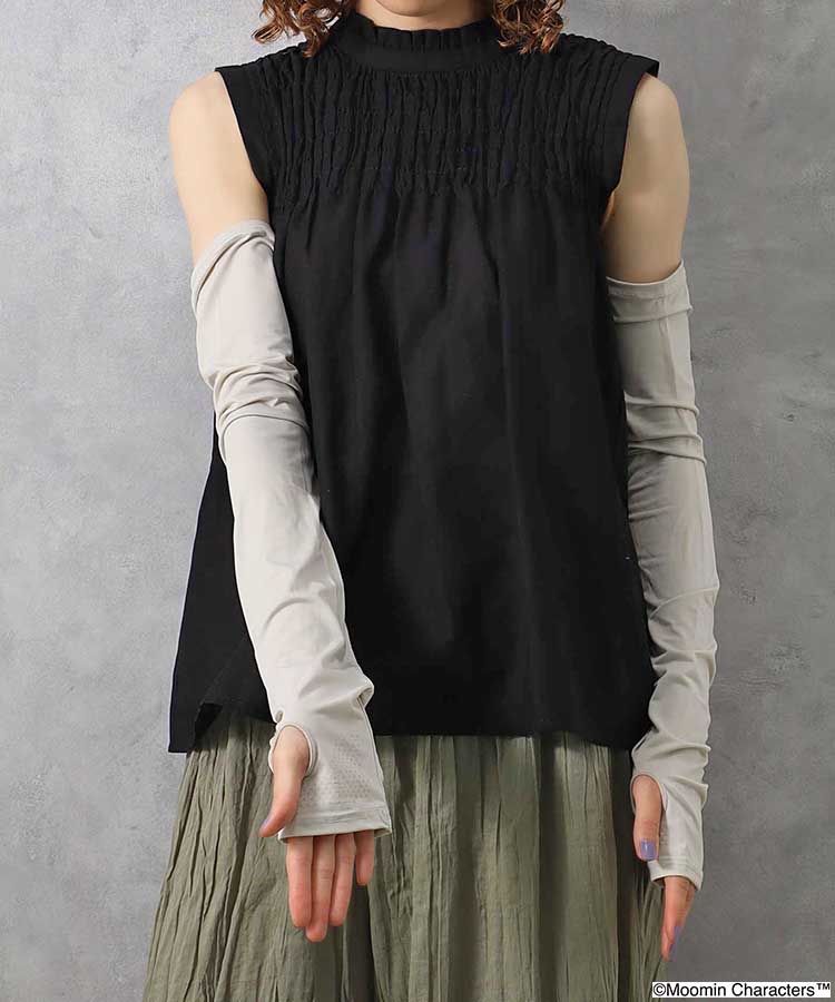 リトルミイ刺繍冷感ＵＶロンググローブ
