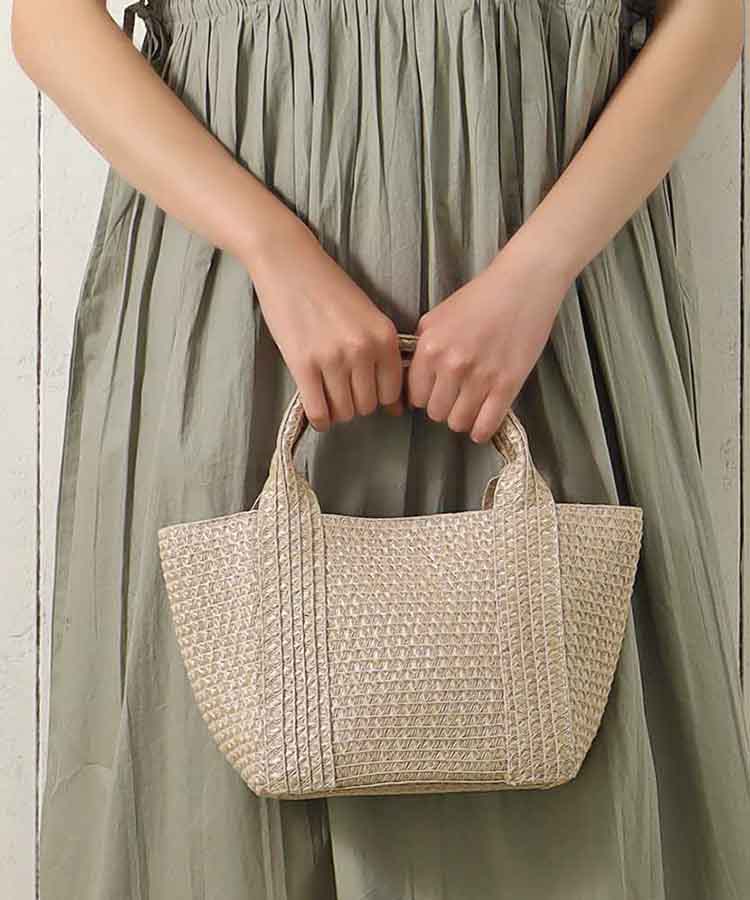 ≪SALE≫雑材シャイニープレートバッグ