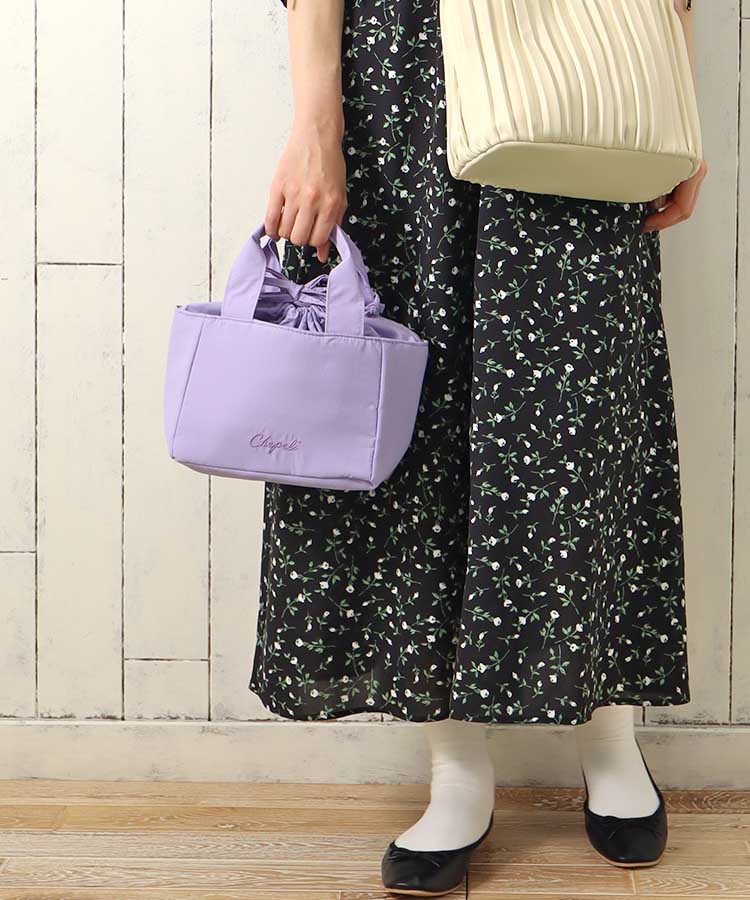 刺繍保冷ランチトート