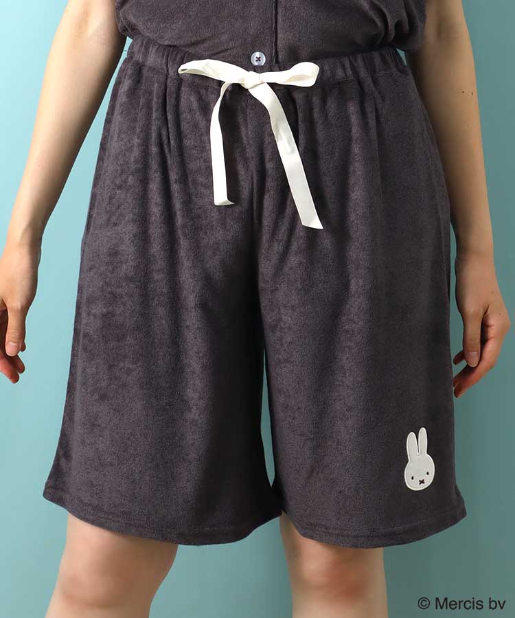 miffy前開きパイルルームウェア上下セット