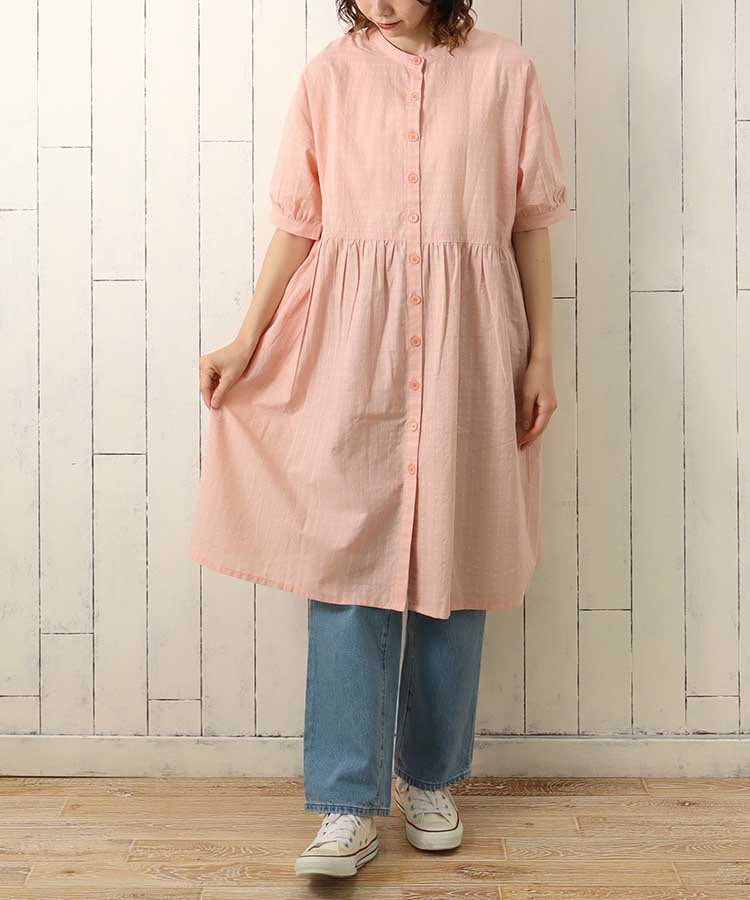 ≪SALE≫ボーダー切替ワンピース