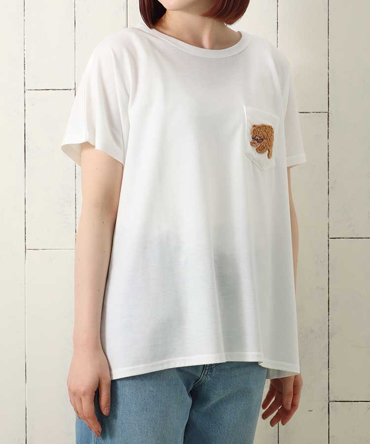 ≪SALE≫木彫りのクマサガラTシャツ