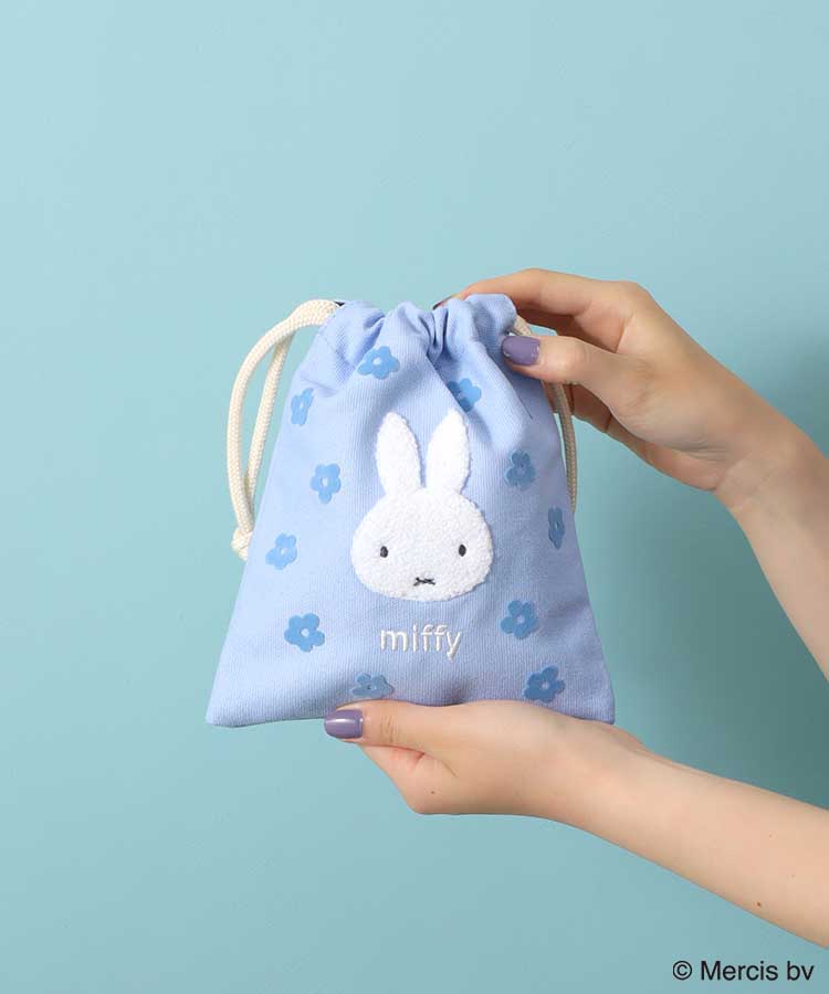 miffyブルードレス巾着