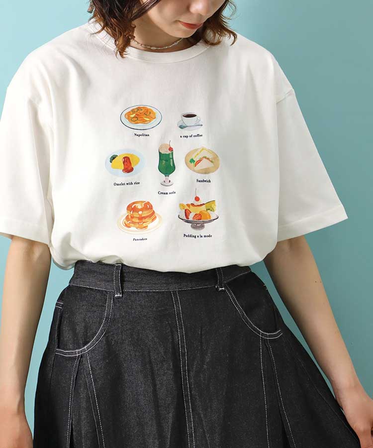 喫茶メニューＴシャツ