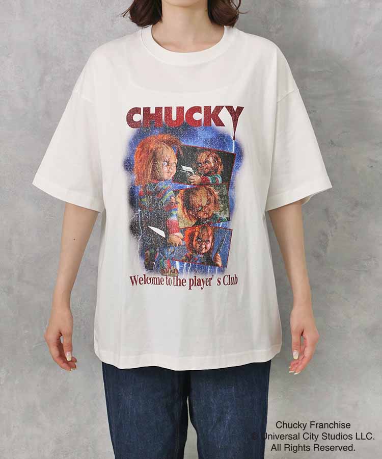 CHUCKYポスター風Tシャツ