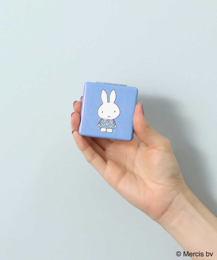 MIFFY BLUE FLOWERコンパクトミラー ミラー 鏡 身だしなみ