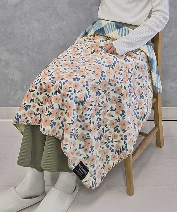 リバーシブルブランケット