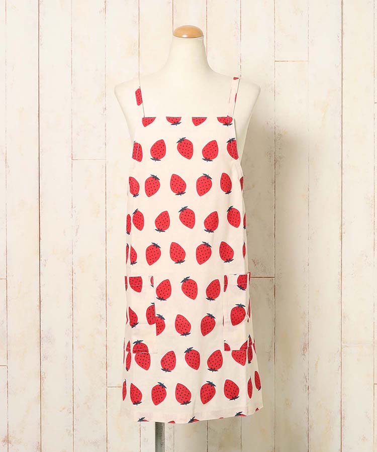 プリント総柄エプロン