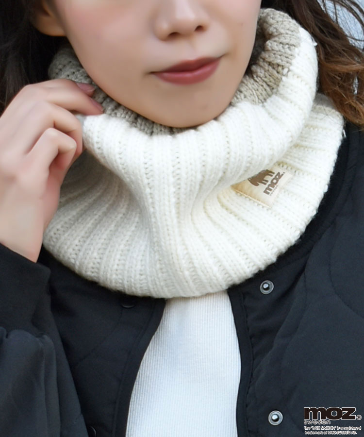 moz裏ボアニットネックウォーマー