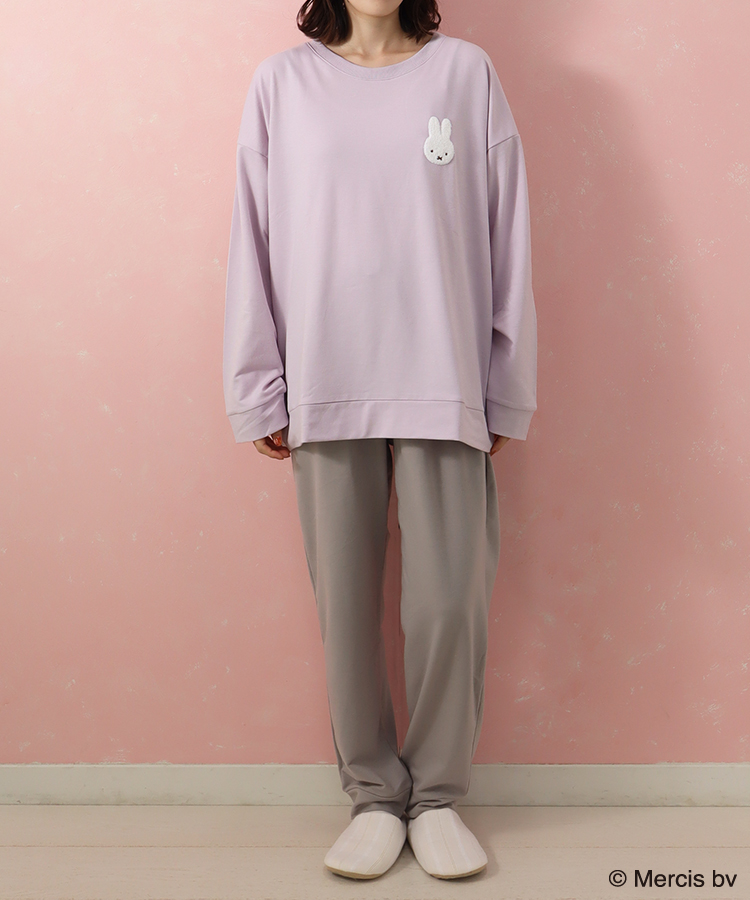 ミッフィーサガラミニ裏毛ルームウェア上下セット