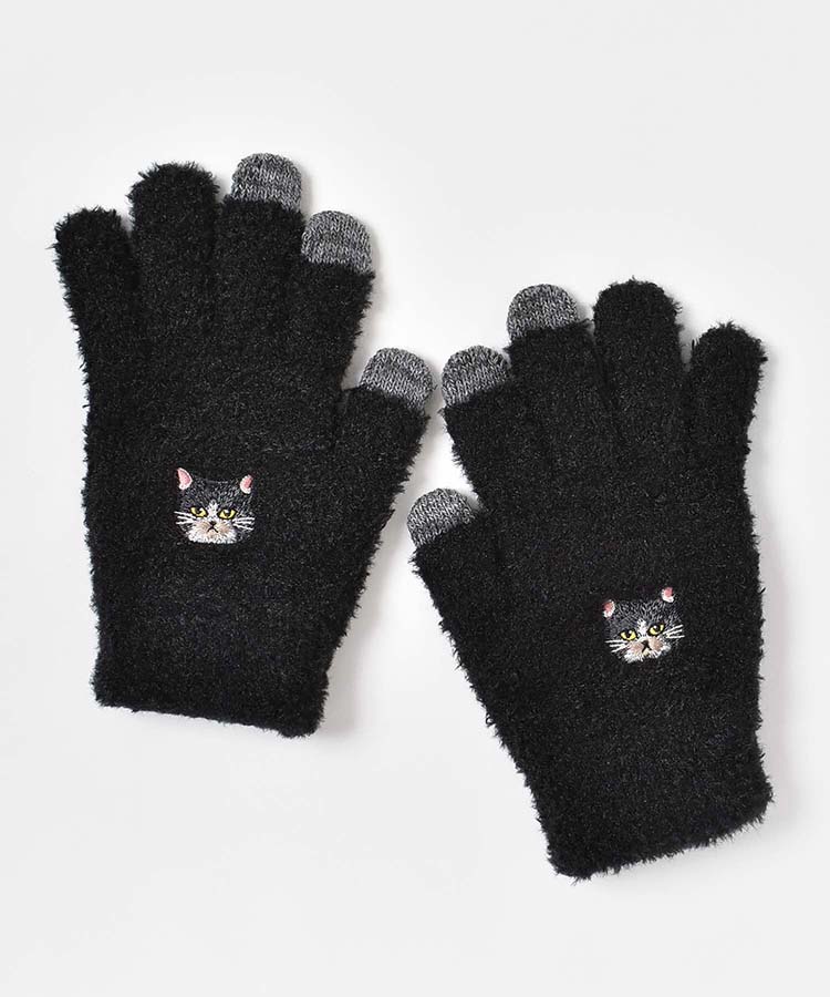 アニマル刺繍グローブ