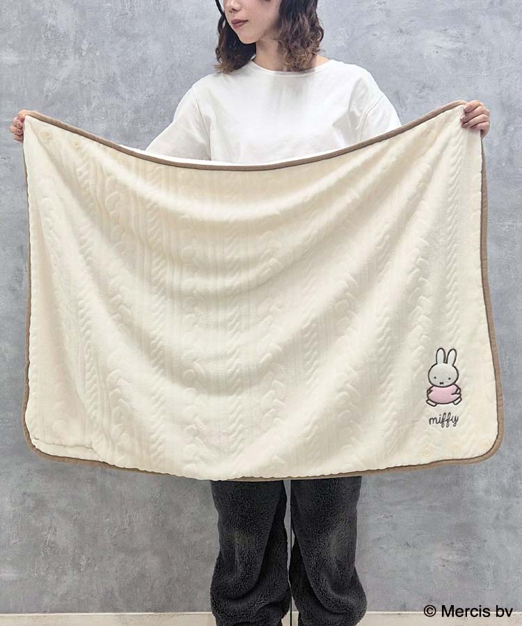 ミッフィーロープ柄ブランケット